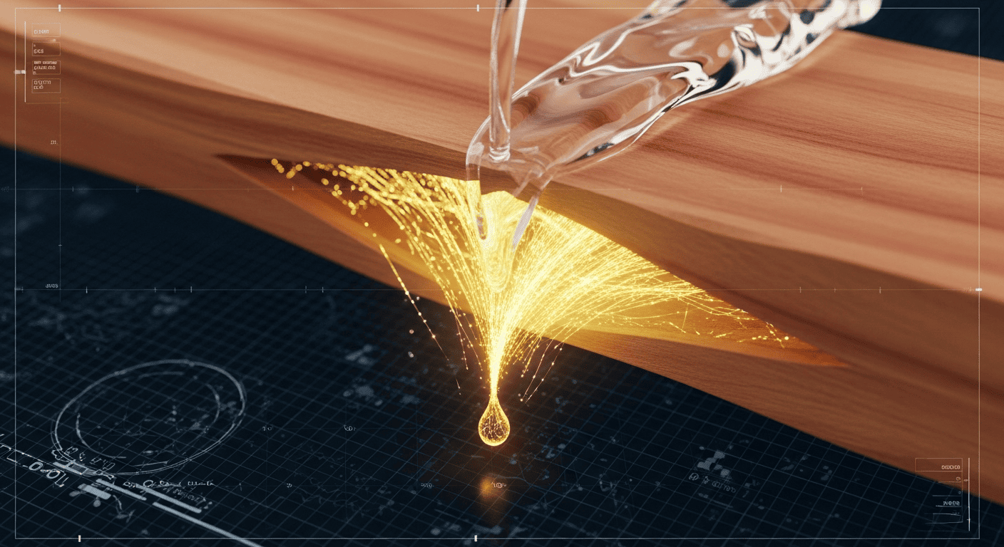 CO2 extraction of wood