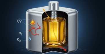Perfume bottle material science